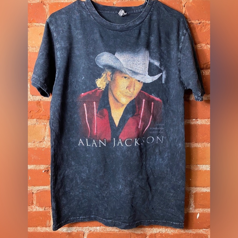 Alan Jackson Vintage 90s Country Western T Shirt Adult